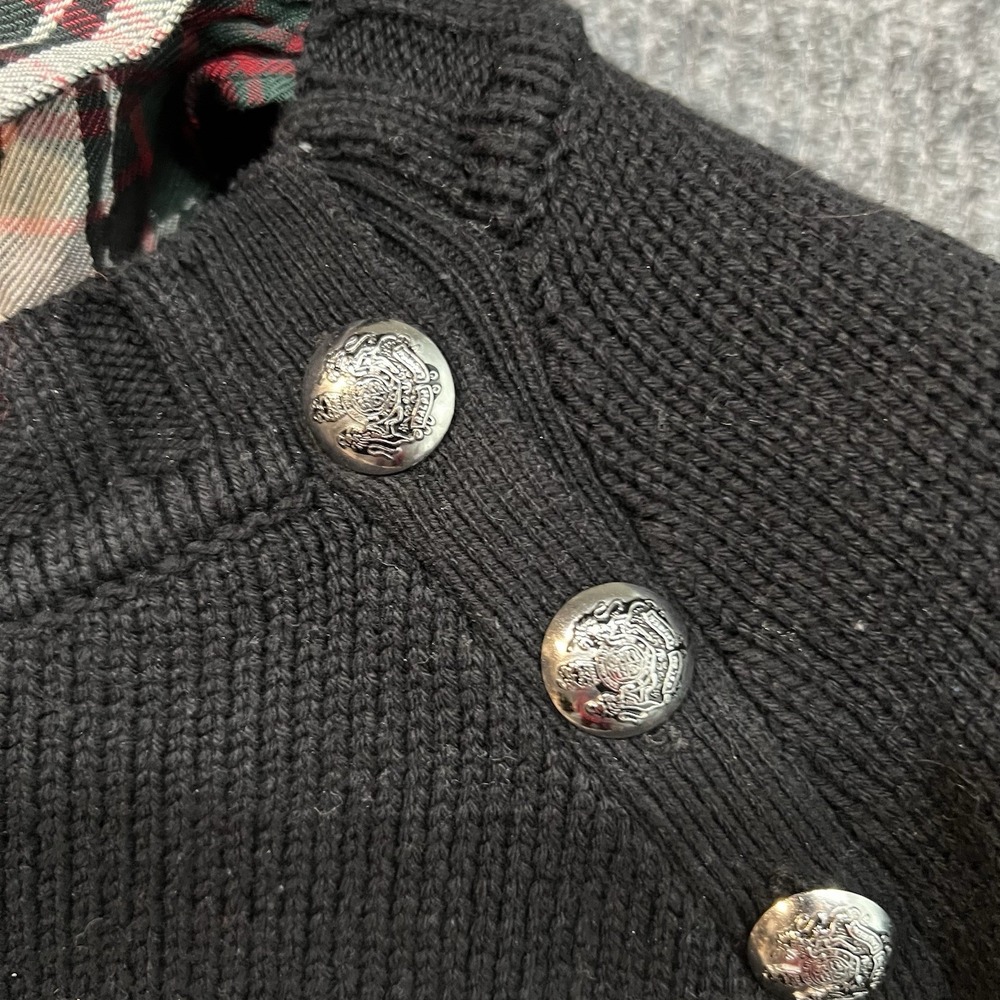 Lauren Ralph Lauren Sweater Womens Large Black Collar Preppy Casual Long Sleeve‎ - Picture 4 of 10
